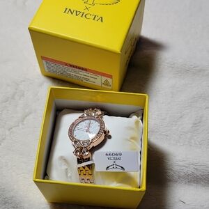 New+box Montres Prestige Wildflower X Invicta Women's Watch - 30mm, Rose Gold